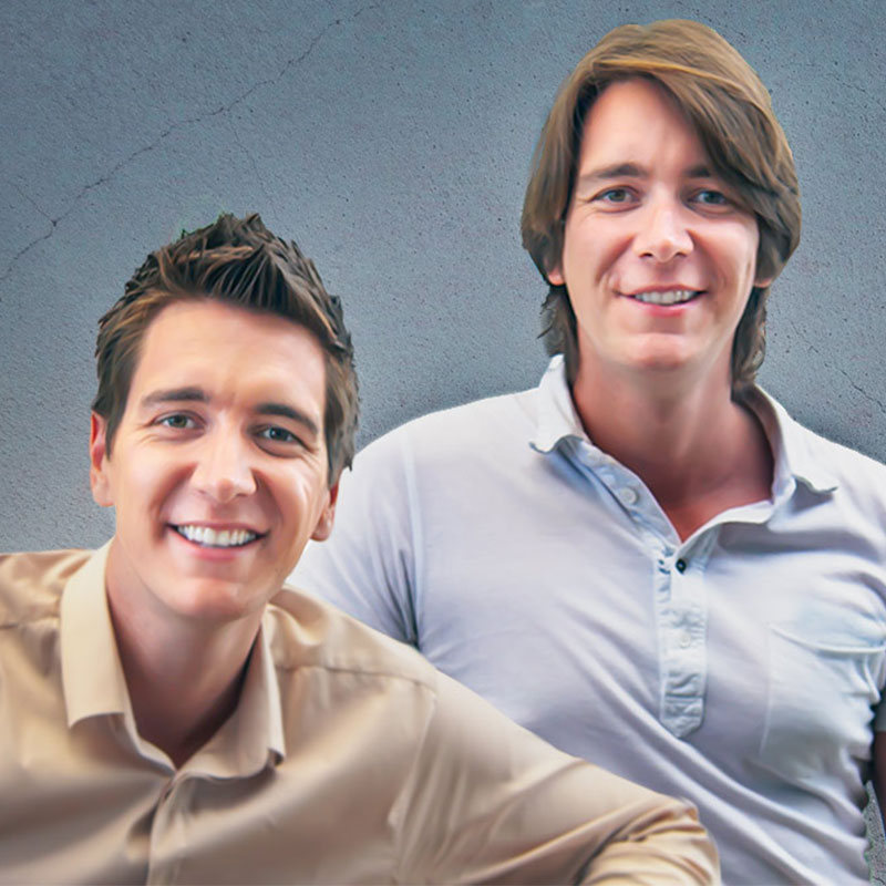 A Weasley Twins/Oliver and James Phelps portrait by Eliza Leung